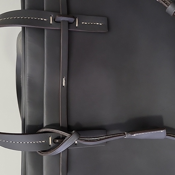 Dooney & Bourke, Madalene, Alto Italian Leather Crossbody, Dark Grey - Picture 11 of 16